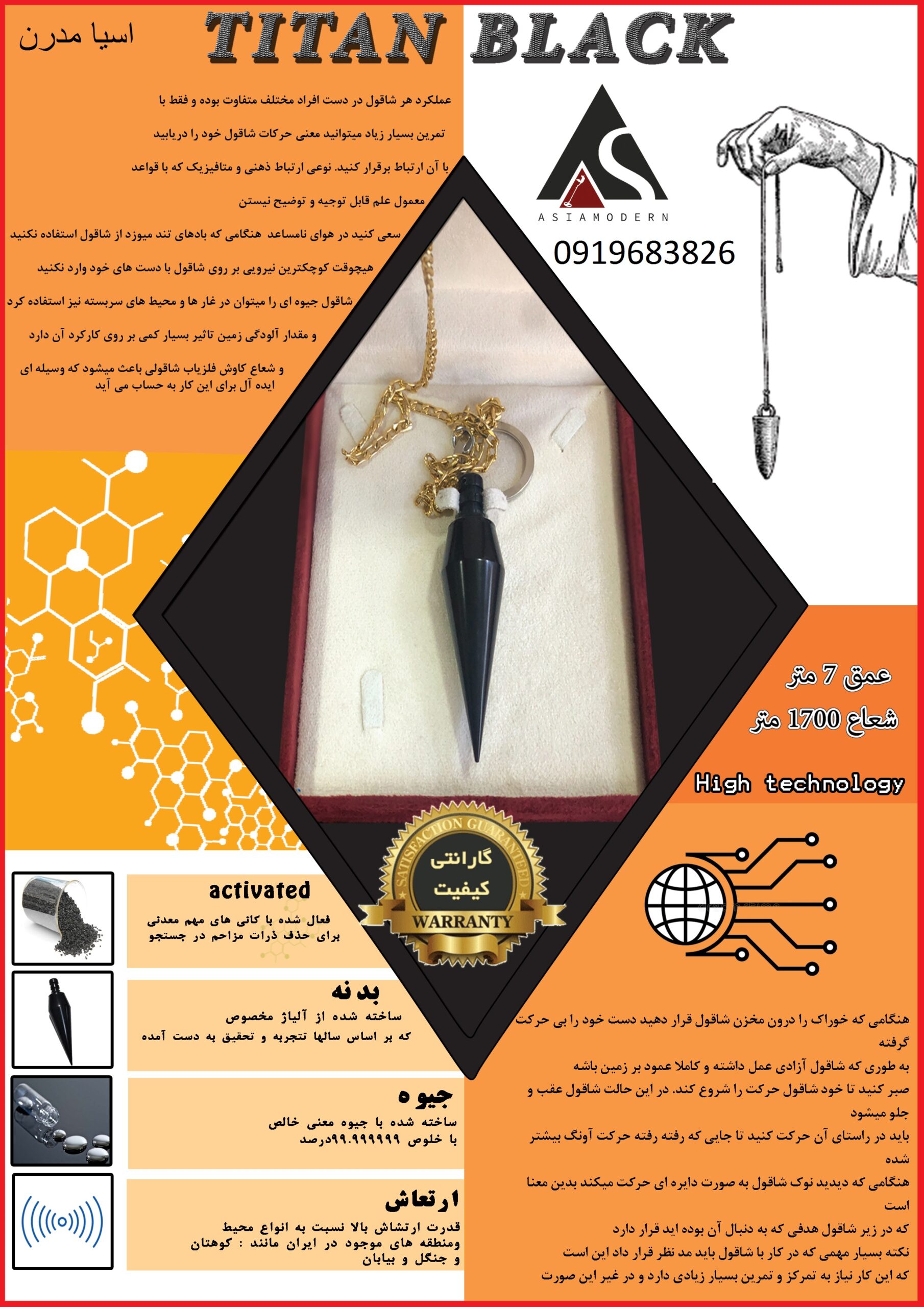 شاقول titan black